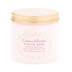 CRABTREE & EVELYN Evelyn Rose 12.7oz Rose Scented Body Butter